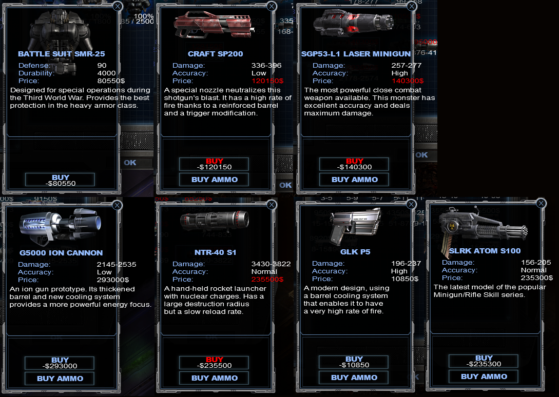 AlienShooter 2 Reloaded - weapons.png