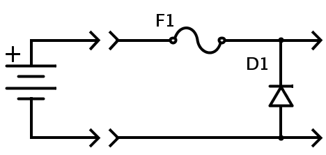 Reverse polarity protection